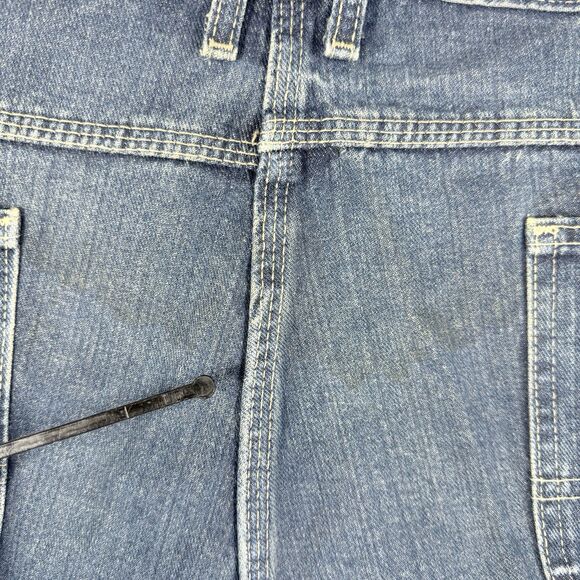 Dickies Jeans Mens 42x32 Blue Relaxed Fit Carpenter Workwear Utility Pants - Picture 8 of 16
